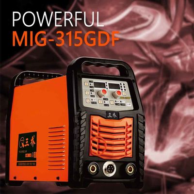 Μηχανή συγκόλλησης IGBT Inverter 315A Co2 MIG Διπλό Παλμικό με συρμάτινο καρούλι 15 KG