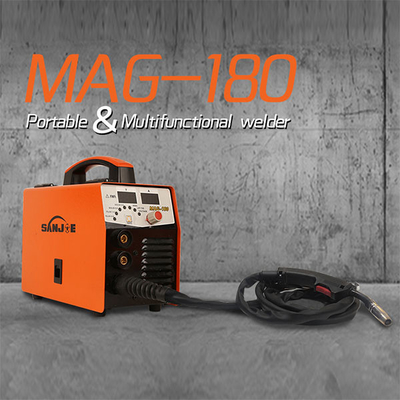 180A χωρίς αέριο MIG φορητός πολυ λειτουργικός μηχανών συγκόλλησης AC220V